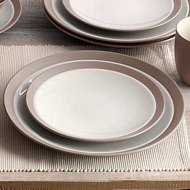 Noritake&reg; Colorwave Curve 16-Piece Dinnerware Set in Clay. View a larger version of this product image.