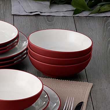 Noritake&reg; Colorwave Coupe Dinnerware Collection in Raspberry. View a larger version of this product image.
