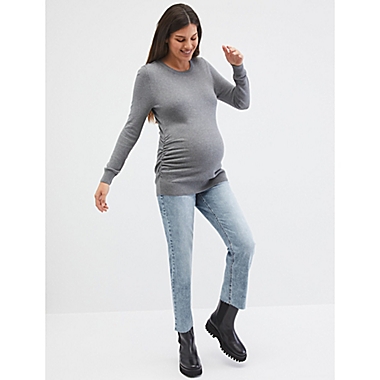 Motherhood Maternity X-Large Classic Crew Neck Maternity Sweater. View a larger version of this product image.