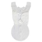Alternate image 0 for Swaddle Designs Size 0-3M Stripes Arms Up Half-Length Sleeves Omni Swaddle Sack in Grey