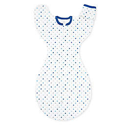 Swaddle Designs Size 0-3M Blue Geo Arms Up Half-Length Sleeves Transitional Swaddle Sack
