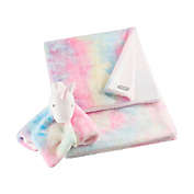 UGG&reg; Polar Tie Dye Unicorn Lovey and Blanket Gift Set