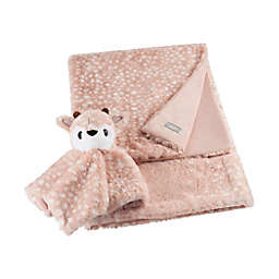 UGG® Polar Spotted Fawn Lovey and Blanket Gift Set in Quartz