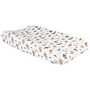 Trend Lab&reg; Dog Park Deluxe Flannel Changing Pad Cover