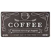 Nicole Miller NY&reg; Coffee 20-Inch x 39-Inch Anti-Fatigue Kitchen Mat in Brown