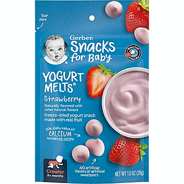 Gerber&reg; Strawberry Yogurt Melts&reg;. View a larger version of this product image.