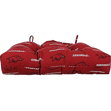University of Arkansas Razorbacks Indoor/Outdoor D Chair Cushion. View a larger version of this product image.
