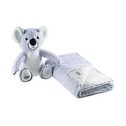 UGG® Polar Tipped Tie Dye Koala Plush Toy and Blanket Gift Set in Glacier Grey