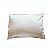 Morning Glamour Satin Standard Pillowcase in Beige