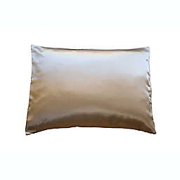 Morning Glamour Satin Standard Pillowcase in Taupe