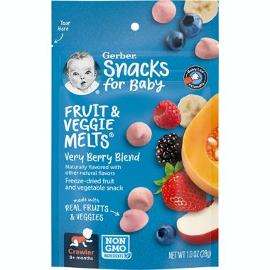 Gerber&reg; Graduates&reg; Fruit and Veggie Melts - Berry. View a larger version of this product image.