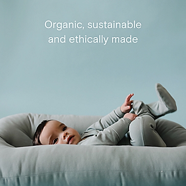 Snuggle Me&trade; Organic Infant Lounger in Slate. View a larger version of this product image.