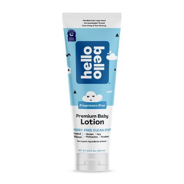 Hello Bello&trade; 8.5 oz. Fragrance-Free Premium Baby Lotion. View a larger version of this product image.