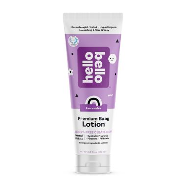 Hello Bello&trade; 8.5 oz. Premium Baby Lotion in Calming Soft Lavender. View a larger version of this product image.