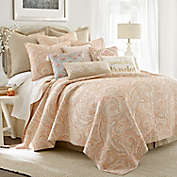Levtex Home Spruce 2-Piece Reversible Twin Quilt Set in Coral