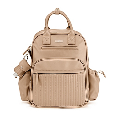 JuJuBe&reg; Million Pockets Deluxe Backpack Diaper Bag in Driftwood. View a larger version of this product image.