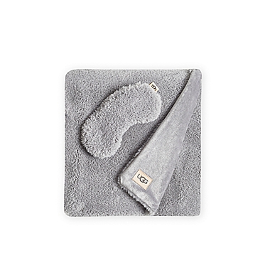 UGG&reg; Teddie U-Neck Travel Pillow in Seal Grey. View a larger version of this product image.