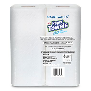 Harmon&reg; Face Values&trade; 2-Count Big Rolls Ultra Strong 2-Ply Paper Towels in Choose-A-Size. View a larger version of this product image.