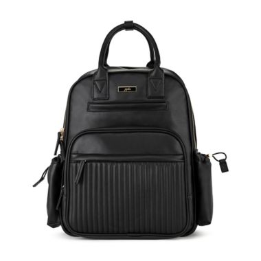 JuJuBe&reg; Million Pockets Deluxe Backpack Diaper Bag in Black. View a larger version of this product image.