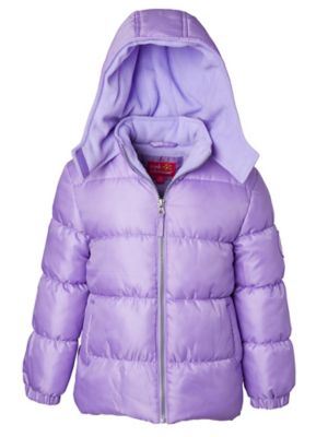 Pink Platinum&reg; Rip Stop Puffer Jacket in Lilac