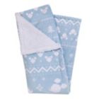 Alternate image 0 for Disney&reg; Mickey Mouse Christmas Sherpa Baby Blanket in Light Blue
