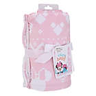 Alternate image 3 for Disney&reg; Minnie Mouse Christmas Sherpa Baby Blanket in Pink