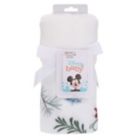Alternate image 3 for Disney&reg; Merry and Bright Mickey and Minnie Mouse Photo Op Baby Blanket in White