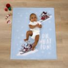 Alternate image 2 for Disney&reg; Mickey &amp; Minnie Mouse "Oh, What Fun!" Christmas Baby Blanket