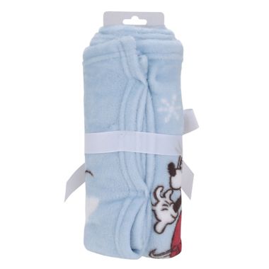 Disney&reg; Mickey &amp; Minnie Mouse "Oh, What Fun!" Christmas Baby Blanket. View a larger version of this product image.