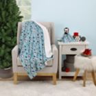 Alternate image 7 for NoJo&reg; Penguin Christmas 2-Piece Sherpa Baby Blanket &amp; Security Blanket Set in Blue