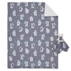 Alternate image 4 for NoJo&reg; Polar Bear Winter Sherpa Baby Blanket &amp; Security Blanket in Grey