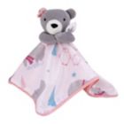Alternate image 1 for NoJo&reg; 2-Piece Bear Christmas Polyester Baby Blanket and Security Blanket Set in White