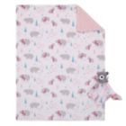 Alternate image 5 for NoJo&reg; 2-Piece Bear Christmas Polyester Baby Blanket and Security Blanket Set in White