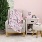 Alternate image 7 for NoJo&reg; 2-Piece Bear Christmas Polyester Baby Blanket and Security Blanket Set in White