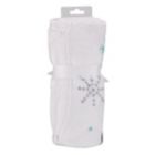 Alternate image 3 for NoJo&reg; Penguin Let It Snow Polyester Photo Op Baby Blanket in White