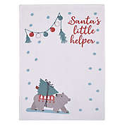NoJo&reg; Santa&#39;s Little Helper Polyester Photo Op Baby Blanket in