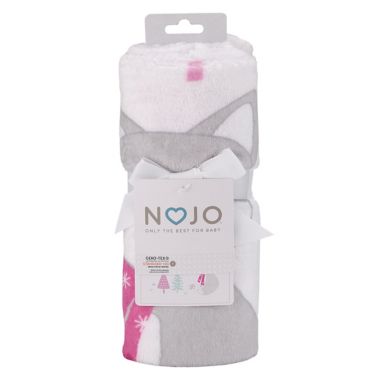 NoJo&reg; Winter Wonderland Polyester Photo Op Baby Blanket in White. View a larger version of this product image.