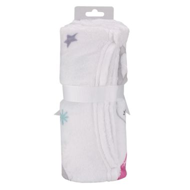 NoJo&reg; Winter Wonderland Polyester Photo Op Baby Blanket in White. View a larger version of this product image.