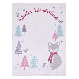NoJo® Winter Wonderland Polyester Photo Op Baby Blanket in White