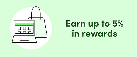 Earn up to 5% in rewards