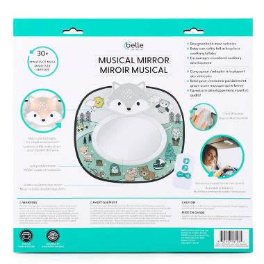 Belle ON THE GO Woodland Musical Car Seat Rear Facing Mirror. View a larger version of this product image.