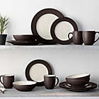 Alternate image 1 for Noritake&reg; Colorwave Rim 16-Piece Dinnerware Set in Chocolate