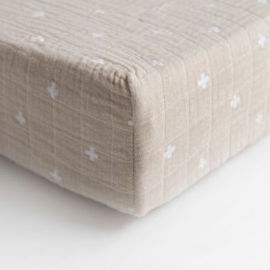 Little Unicorn&reg; Organic Cotton Muslin Changing Pad Cover. View a larger version of this product image.