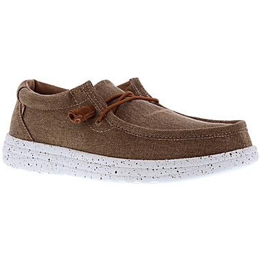 Lamo&reg; Paul Size 10 Men&#39;s Slip-On Casual Shoe in Khaki Canvas. View a larger version of this product image.