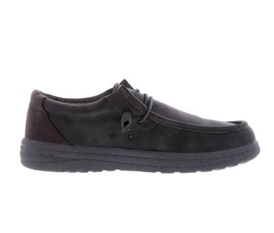 Lamo&reg; Paul Size 12 Men&#39;s Slip-On Casual Shoe in Waxed Charcoal Fabric