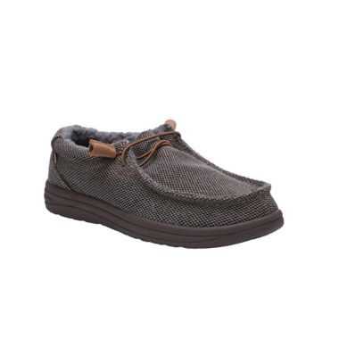 Lamo&reg; Samuel Size 12 Men's Textured Casual Shoe in Chocolate Canvas. View a larger version of this product image.