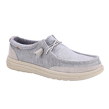 Lamo Justin Men&#39;s Casual Shoe in Grey. View a larger version of this product image.