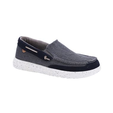 Lamo&reg; Calvin Size 9 Men's Slip-On Shoe in Navy. View a larger version of this product image.