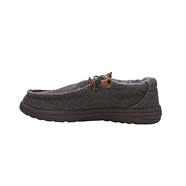 Lamo&reg; Samuel Size 12 Men&#39;s Slip-On Shoe in Chocolate Canvas. View a larger version of this product image.