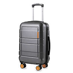 American Green Travel Andante S 20-Inch Hardside Spinner Carry On Luggage in Charcoal